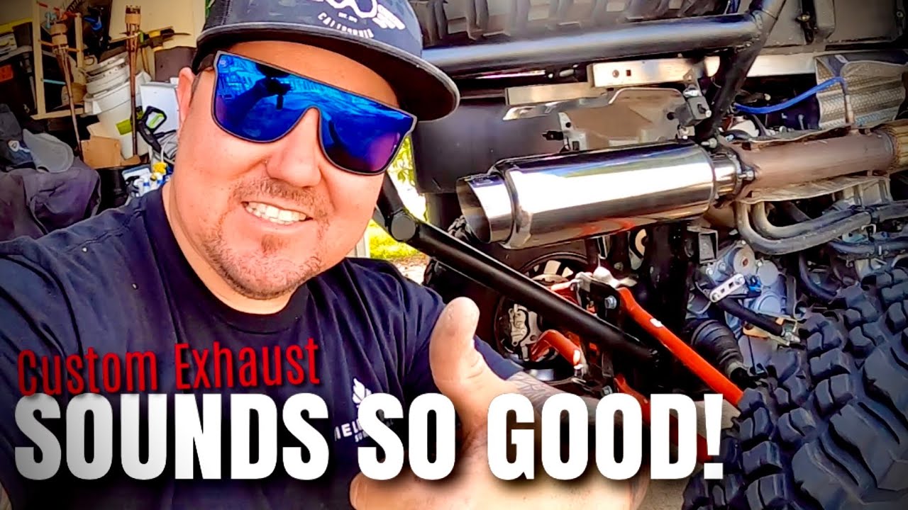 Pro Xp Custom RZR Pro Xp Gets Custom Exhaust | Pro XP Race Build - YouTube