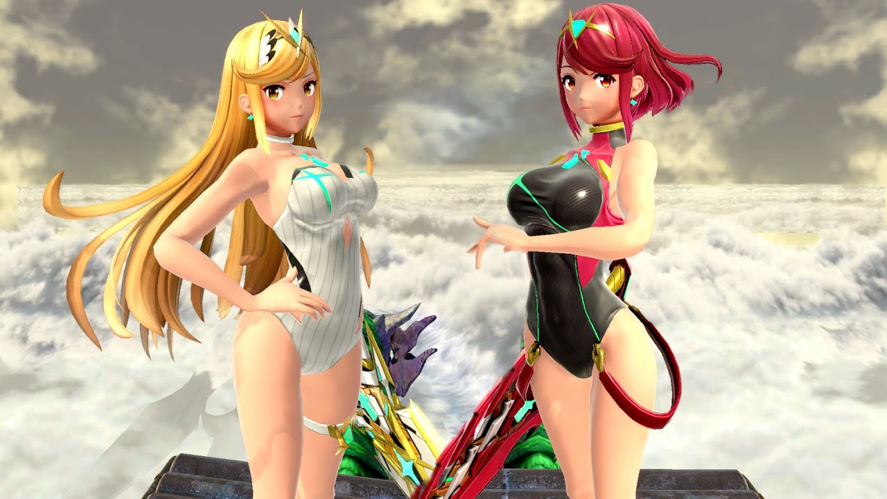 Pyramythra New Swimsuit Outfits In Super Smash Bros Ultimate Youtube 