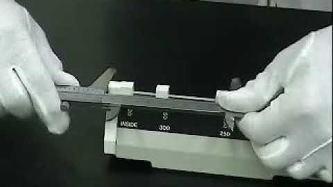 Hiệu chuẩn thước cặp