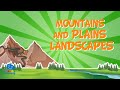 Mountain and plain landscapes   educationals for kids