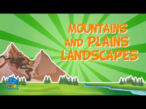 Mountain and Plain Landscapes  | Educational Videos for Kids