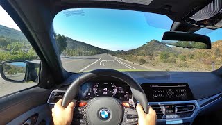 2021 BMW M3 Competition POV Canyon Drive (3D Audio)(ASMR)
