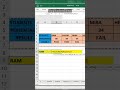 hlookup in excel | advance excel #excelshorts #excelinhindi #shorts