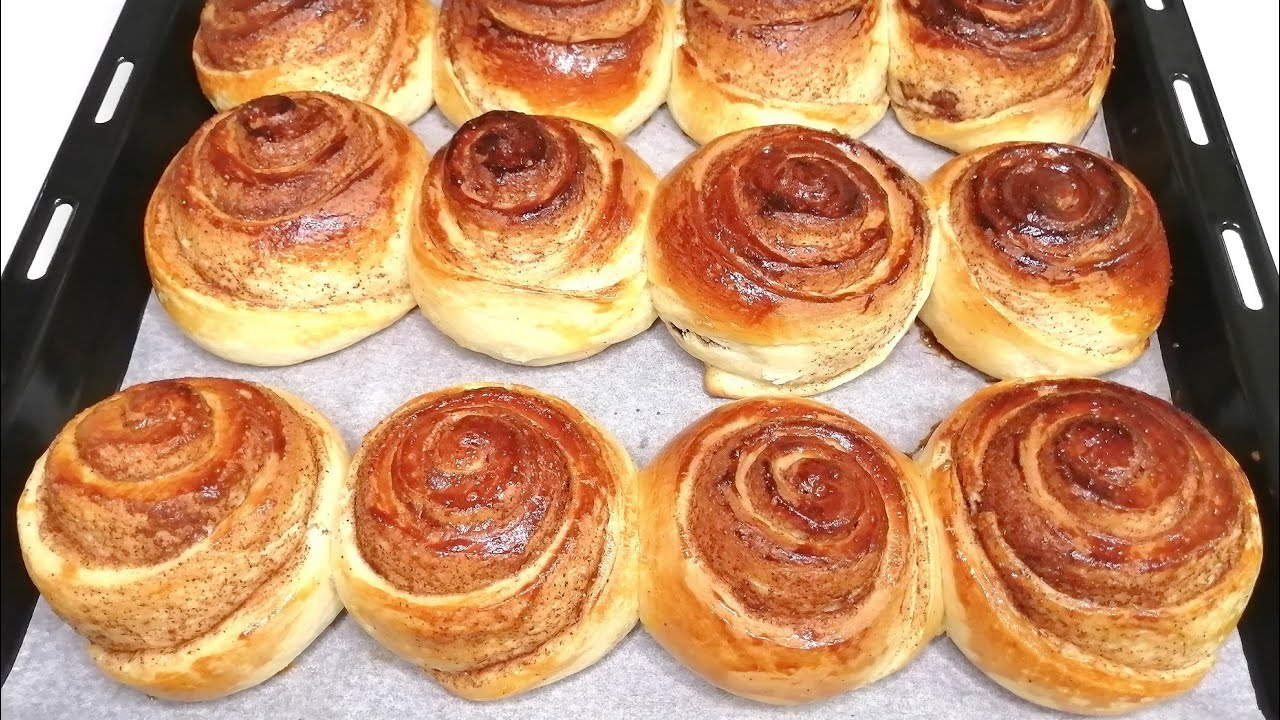 Самые вкусные булочки с корицей Выпечка как пух Всегда Удачное тесто