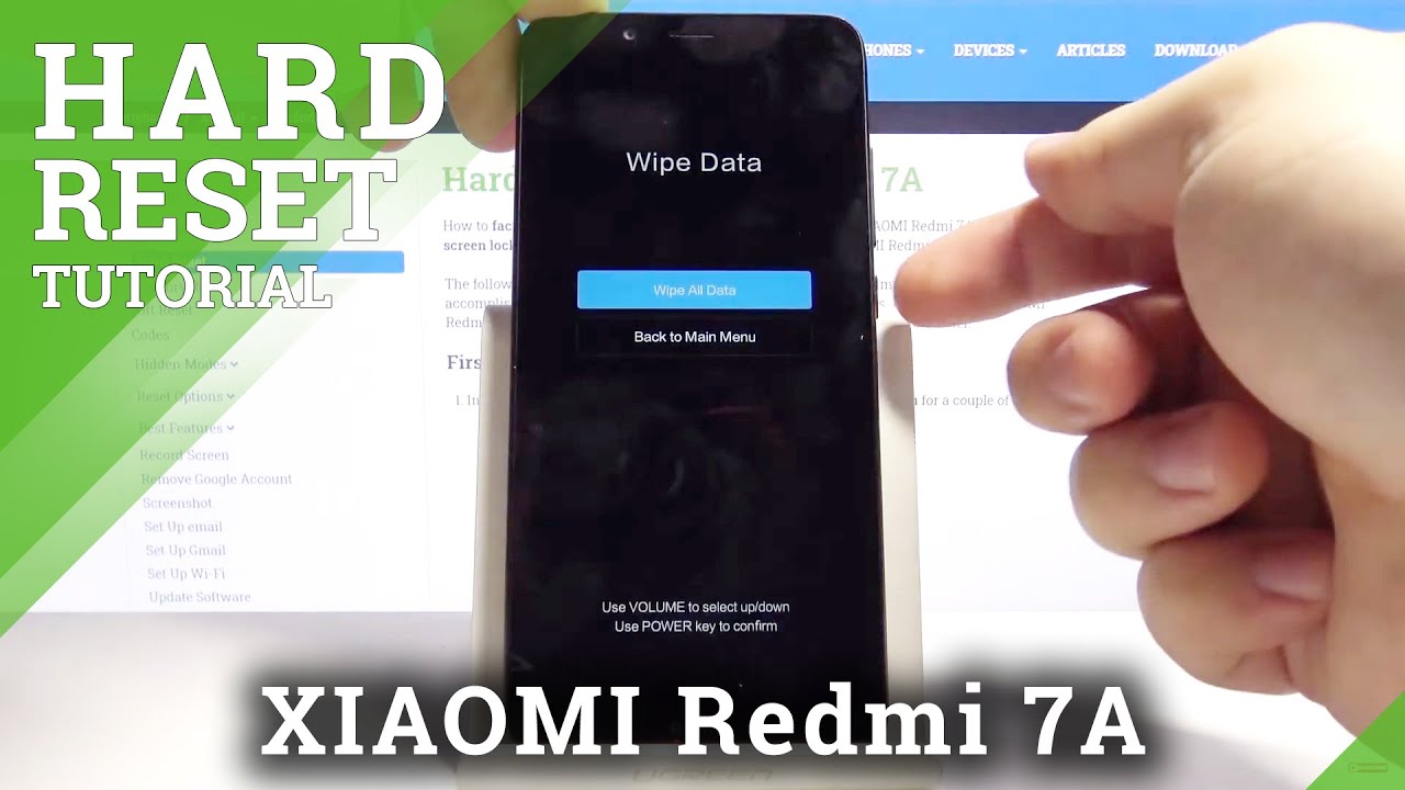 Сброс До Заводских Redmi 7a