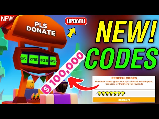 Pls Donate codes December 2023 - PROJAKER