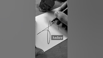 please leave your name in the comments after subscribe #signature #firma #amber