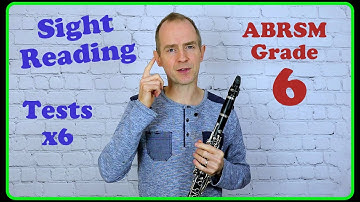 Sight Reading Tests x6 - Clarinet Grade 6 ABRSM