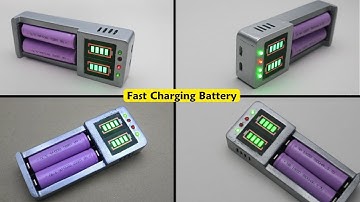 How To Make Lithium ion 18650 Battery Charger - Using Pvc Pipe