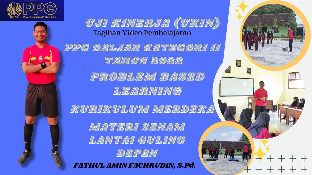 UKIN PPG DALJAB KATEGORI II MATERI SENAM LANTAI GULING DEPAN UNIVERSITAS NEGERI SURABAYA