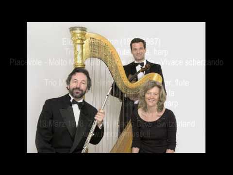 Poston Elizabeth Trio (1960) flute, viola, harp