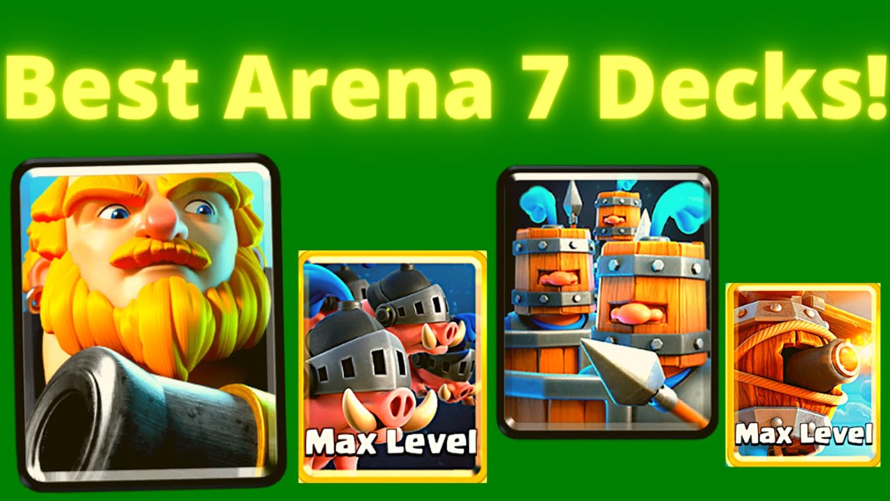 TOP 3 DECKS* for Arena 7 in Clash Royale! - Best Decks for Arena 7 for Easy  Wins! 