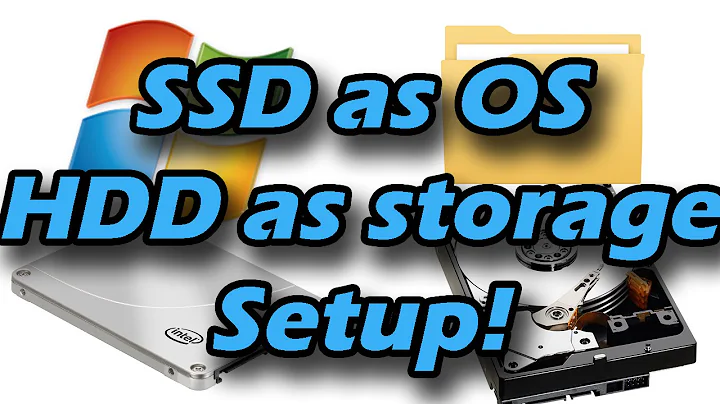 How-to: Solid State Drive as Operating System and Hard Drive as storage setup