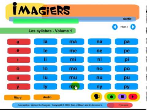 French Phonics Chart