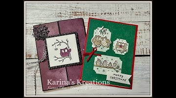 Cute Have a hoot Cards + Floating Gate Fold Card Technique (Facebook live)