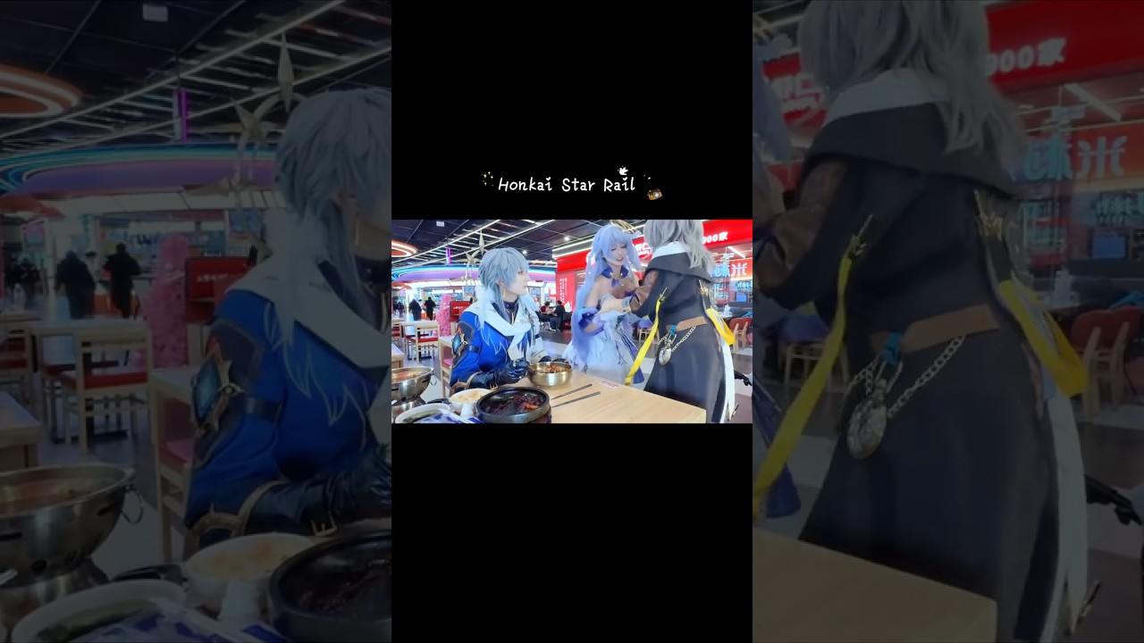 Robin & Trailblazer #anime #game #fyp #honkaistarrail #honkai #robin #cos #cosplay #cosplayer #girl