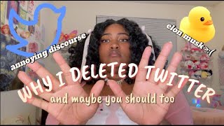 Why I Deleted Twitter (and I'm loving it)
