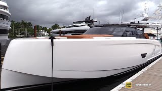 2020 Vanquish VQ 58 Luxury Yacht Walkaround Tour  2020 Fort Lauderdale Boat Show