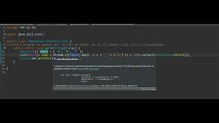 Java8 | Write a program to append char in char ex-input