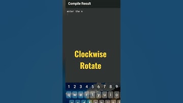 rotate the array both clockwise and anti clockwise #coding #cprograming #computertech98