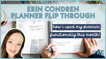 Erin Condren Functional Planner Flip Through How I Used My Planner and What I Learned About Planning