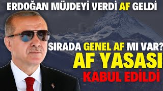Erdoğandan Af Müjdesi Af Yasası Son Dakika Khk, Ehliyet, Çek, Senet, Terör Affı
