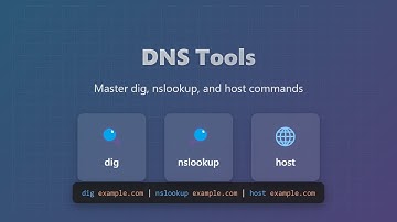DNS Lookup Tools: dig, nslookup, and host Explained!