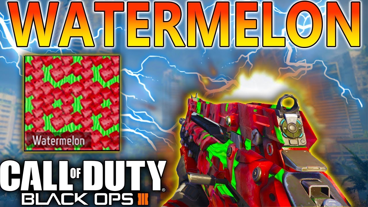 New Watermelon Camo is Finally HERE in Black Ops 3! July 4th UPDATE