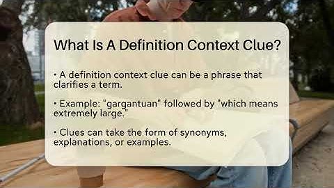 What Is A Definition Context Clue? - The Language Library