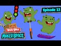 Youtube Thumbnail Angry Birds MakerSpace | Hoverboard Showdown! - S1 Ep13