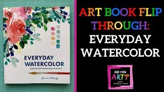 Art Book Flip Through: Everyday Watercolor by Jenna Rainey