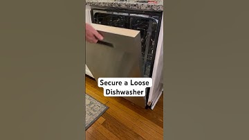 How to Secure a Loose Dishwasher | Side Mount Your Dishwasher | #diy #dishwasher