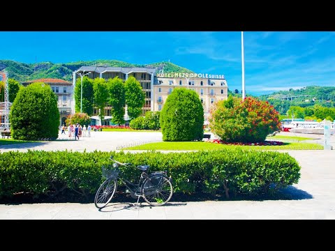 Como Italy | A Walk Tour from Como San Giovanni Railway Station to Piazza Cavour by The Lake | 4KUHD