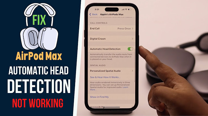 AirPods Max Automatic Head Detection Not Working (Fixed)
