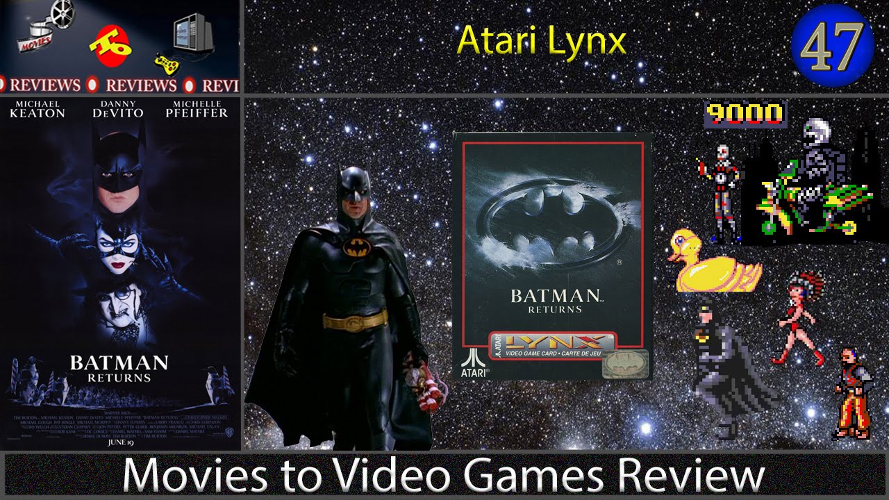 Movies to Video Games Review -- Batman Returns (Atari Lynx) - YouTube