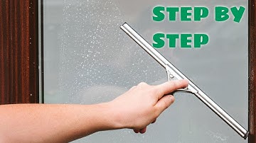 Traditional Window Cleaning Step by Step - Tutorial  Video 4 - UNGER