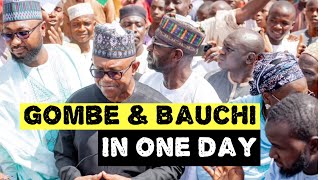 Peter Obi Visits Gombe And Bauchi State In One Day, Commissions Multiple Projects In One Day