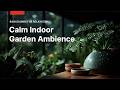 Rain Sounds for Relaxation 🌧️ Calm Indoor Garden Ambience | 1 Hour Background Noise #rainsounds