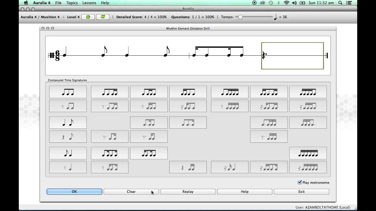 Yr 10 Sem 1 Rhythm Elements Dictation Level 4 - YouTube