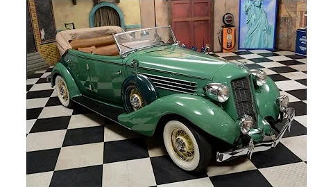 1935 Auburn 851 Phaeton Sedan (photo slideshow)