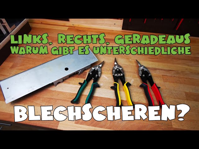 gibt - es unterschiedliche YouTube Blechscheren? Warum