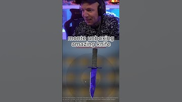 MONTANABLACK UNBOXES CRAZY CSGO KNIFE!! #csgo #twitchgaming #gaming #ytshorts #shorts #short