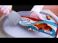 galaxy ice cream rolls street food - فقط لمحبي شوكولاتة جالاكسي - ايسكريم على الصاج بسكويت جالكسي