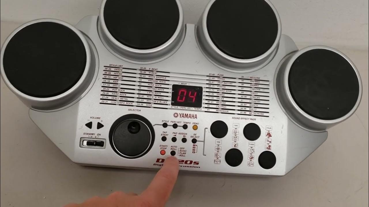 Yamaha DD20S Digital Percussion Electronic Drum Set YouTube