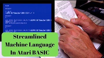 Streamlined Machine Language In Atari Basic