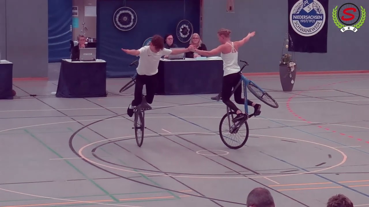 Benjamin Lechner und Lisa Lechner, 2er Kunstradsport Junioren offene Klasse – 2. Junior Masters 2024