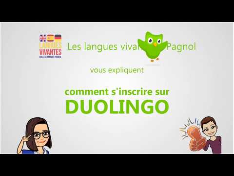 COMMENT S'INSCRIRE A NOS CLASSES SUR DUOLINGO (en moins de 3 minutes) ?