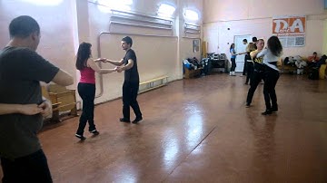 треня танец Zouk -  Слава Марина in dance studio DancA 16 01 15