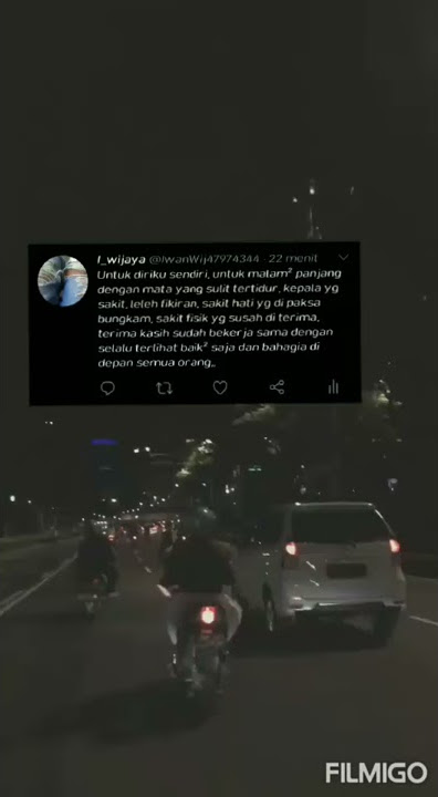 Selamat malam (cover, status whatsApp)