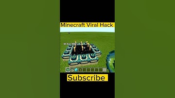 MINECRAFT VIRAL HACK #viral #shorts #short #status #hacker #technogamerz #minecraft #shortvideos